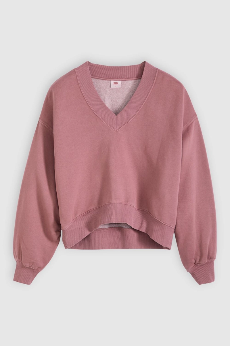 POLERON MUJER VINTAGE VNECK ROSADO LEVIS 005IF-0008 - 5