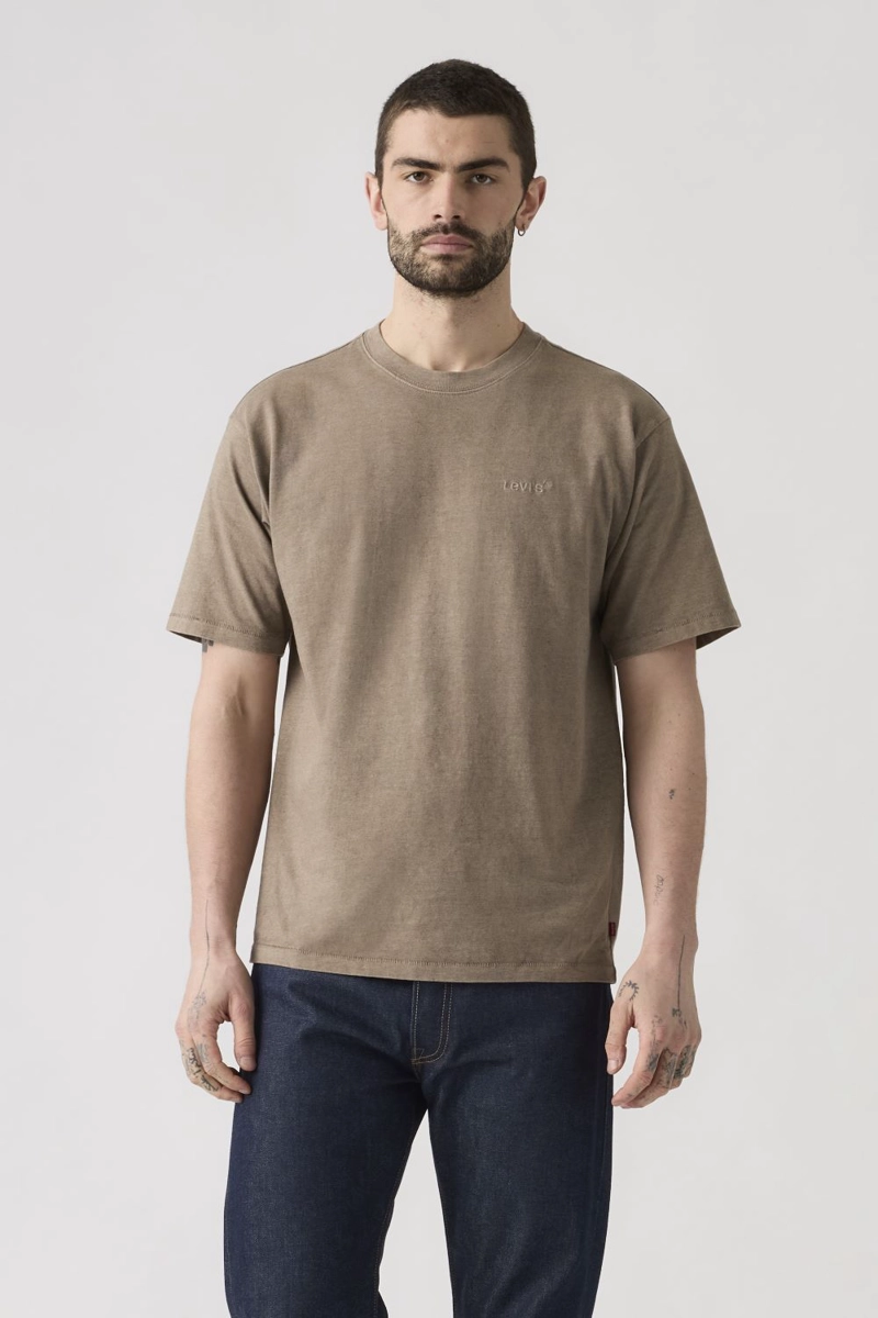 POLERA HOMBRE RED TAB VINTAGE TEE CAFE  LEVIS A0637-0195 - 1