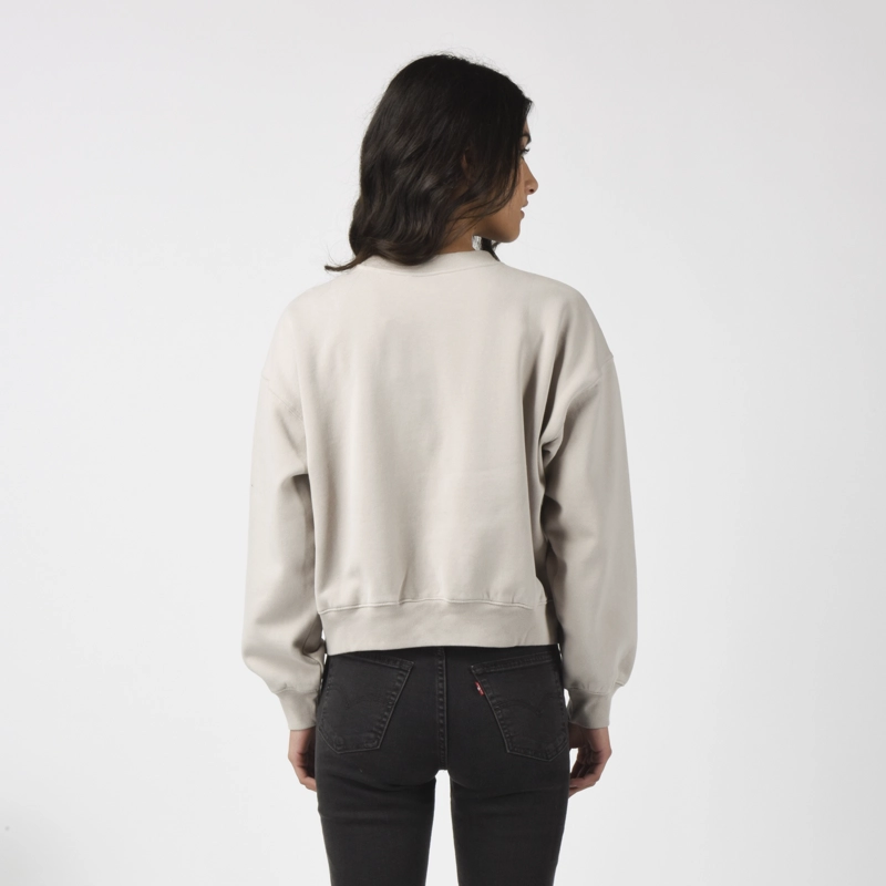 POLERON MUJER VINTAGE BOXY CREW GRIS LEVIS 005OZ-0009 - 3