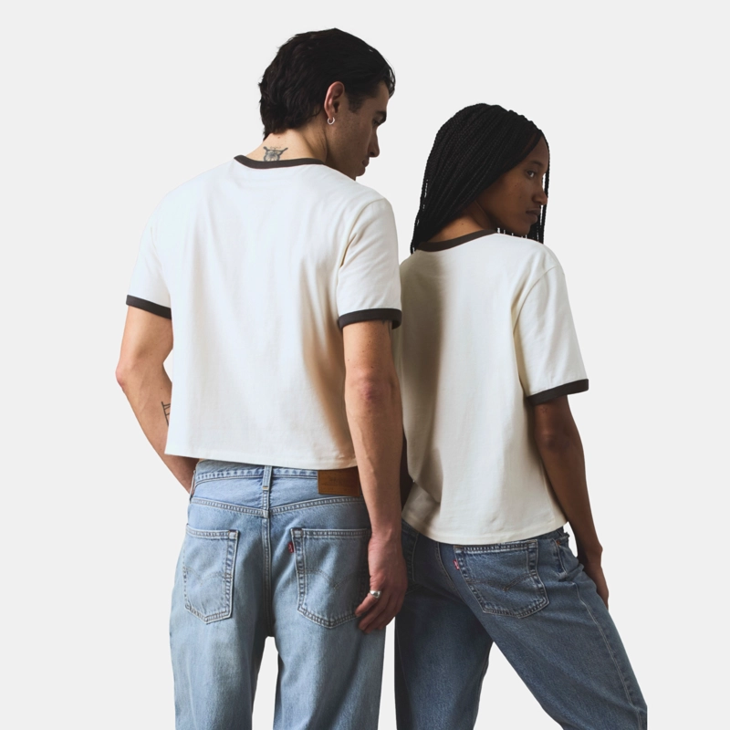 POLERA MUJER PRIDE SHRUNKEN RINGER BEIGE LEVIS 0065Q-0000 - 2