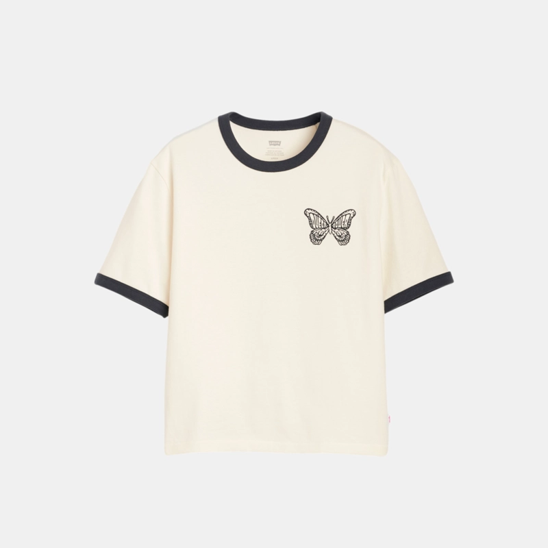 POLERA MUJER PRIDE SHRUNKEN RINGER BEIGE LEVIS 0065Q-0000 - 4