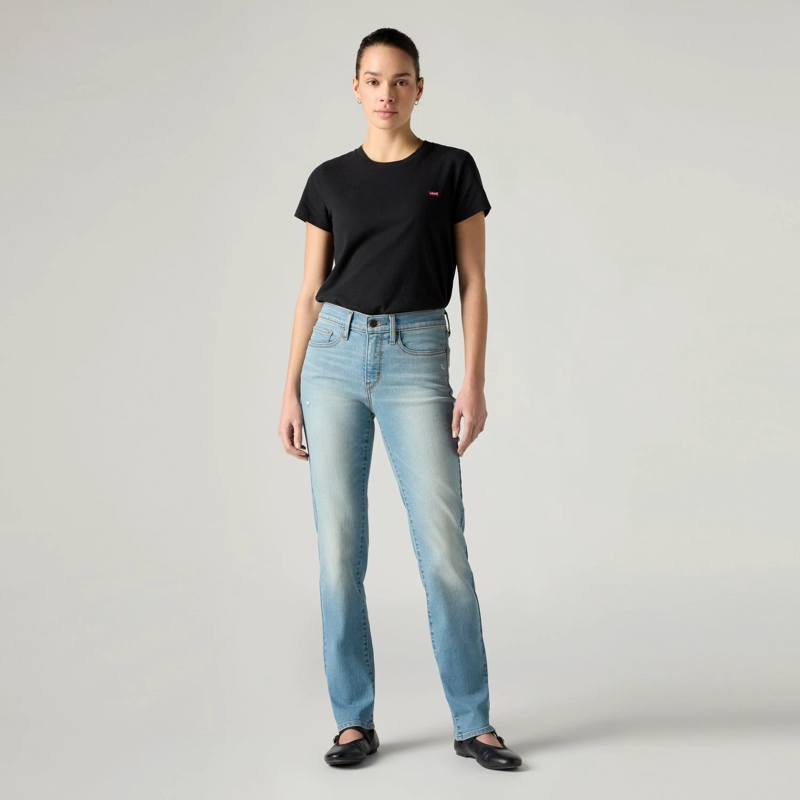JEANS MUJER 314 SHAPING STRAIGHT AZUL LEVIS 19631-0300 - 4