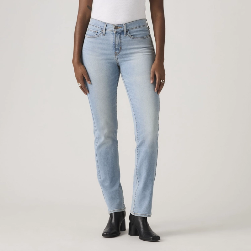 JEANS MUJER 314 SHAPING STRAIGHT CELESTE LEVIS 19631-0302 - 1