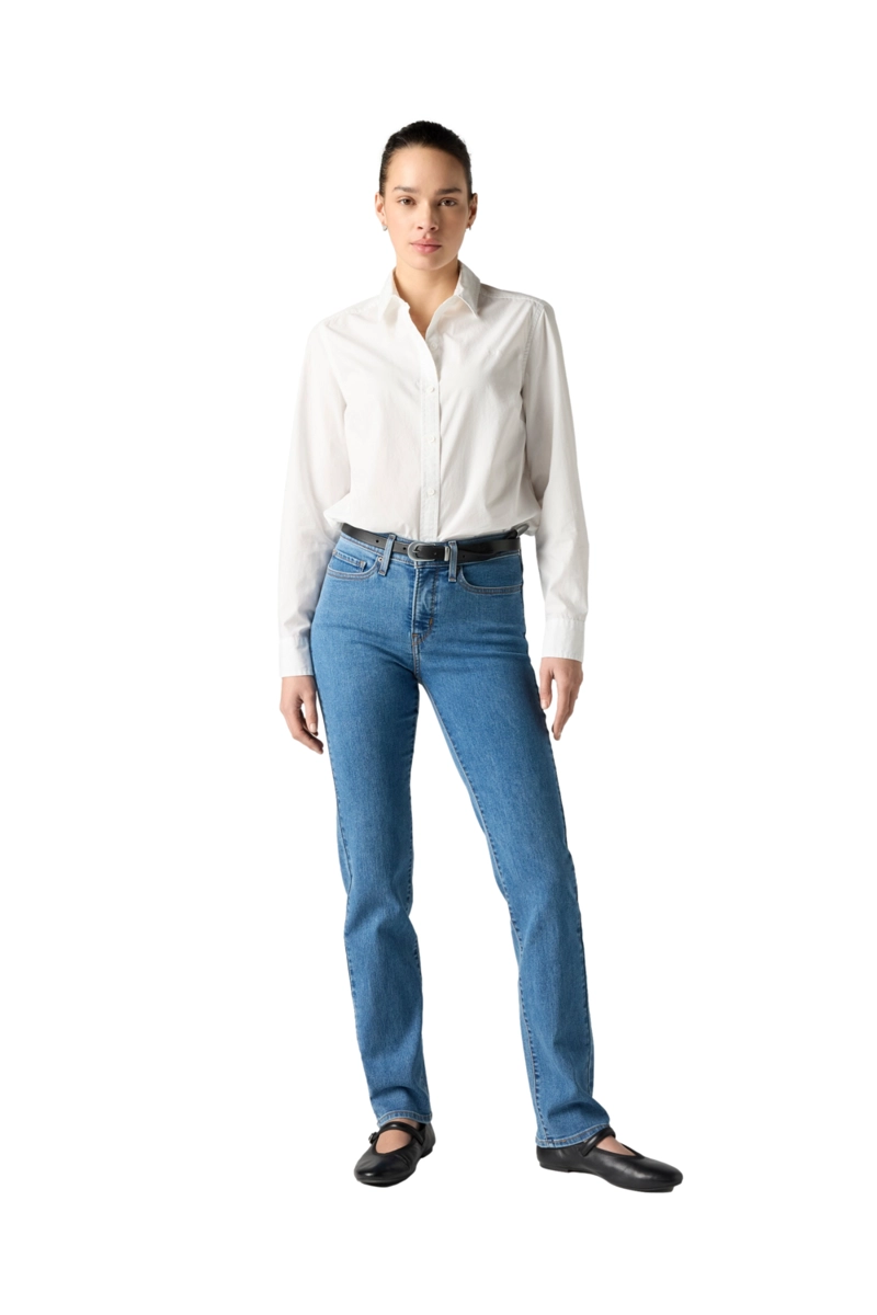 JEANS MUJER 314 SHAPING STRAIGHT AZUL LEVIS 19631-0301 - 4