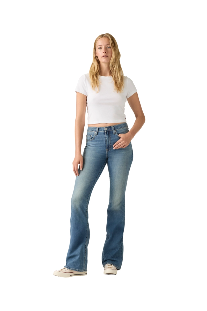 JEANS MUJER 726 HR FLARE AZUL LEVIS A3410-0167 - 4