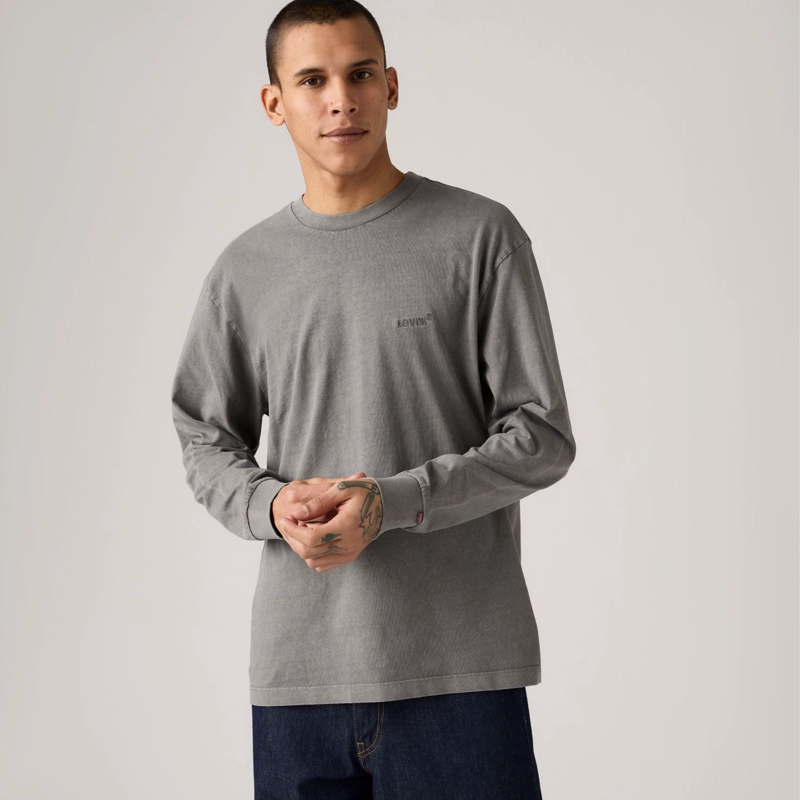 POLERA HOMBRE AUTHENTIC LONG SLEEVE GRIS LEVIS A6887-0038 - 3