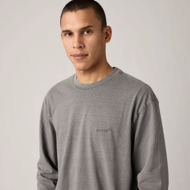POLERA HOMBRE AUTHENTIC LONG SLEEVE GRIS LEVIS A6887-0038 - 4