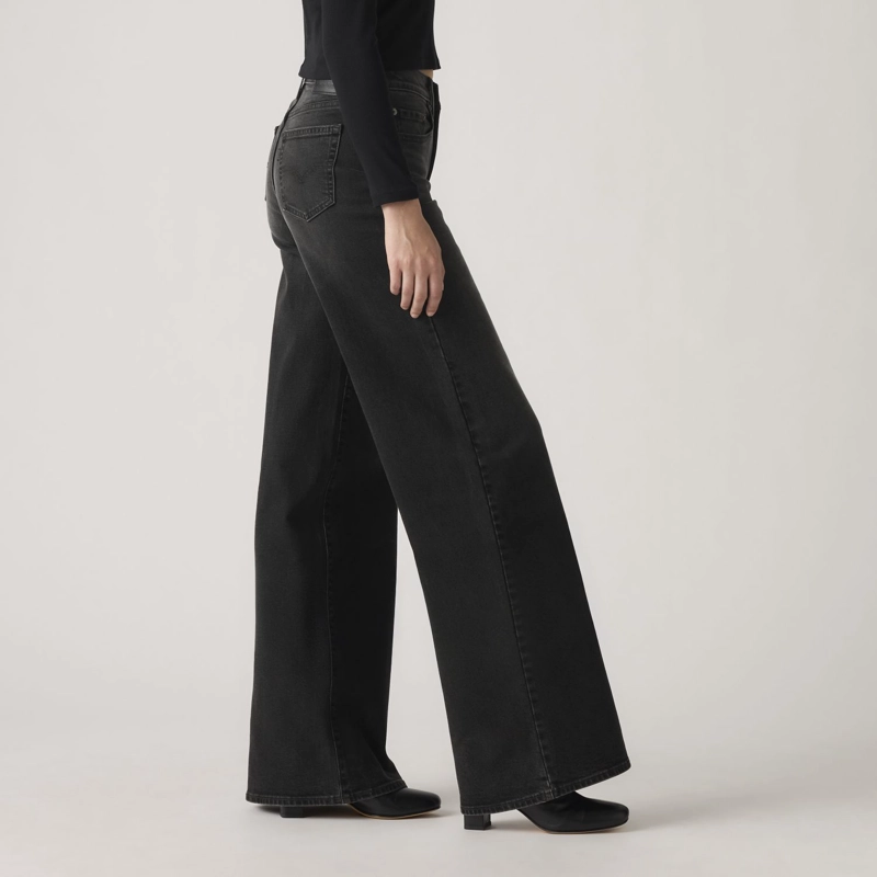 JEANS MUJER HIGH RISE 728 WIDE LEG NEGRO LEVIS 0039B-0000 - 3
