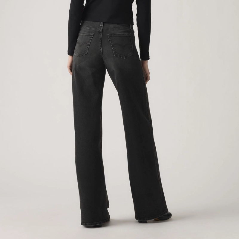 JEANS MUJER HIGH RISE 728 WIDE LEG NEGRO LEVIS 0039B-0000 - 4