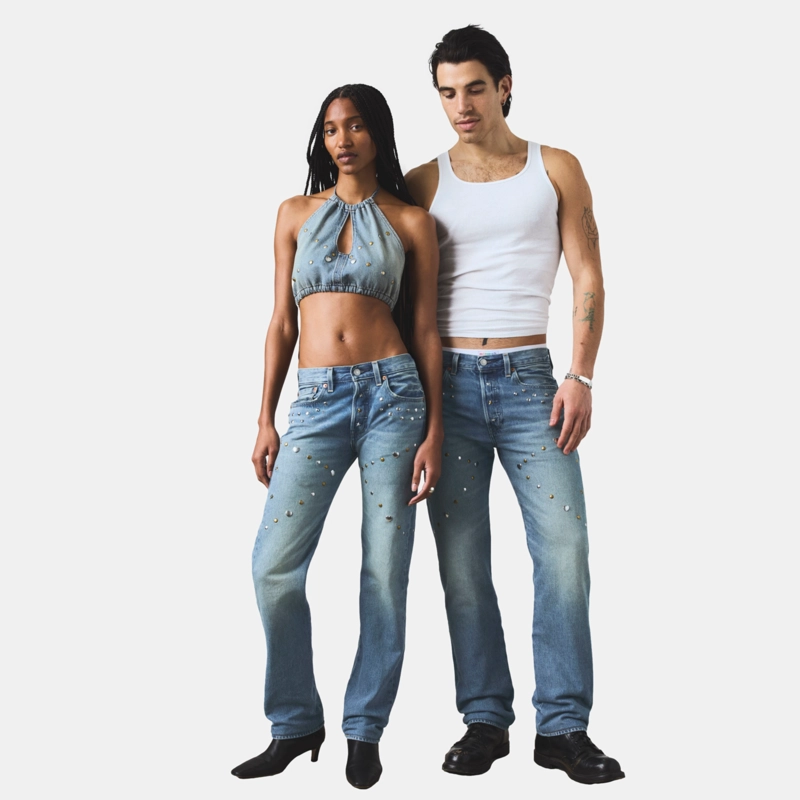 JEANS HOMBRE PRIDE ROAD WORN 501 AZUL LEVIS 0065U-0000 - 1