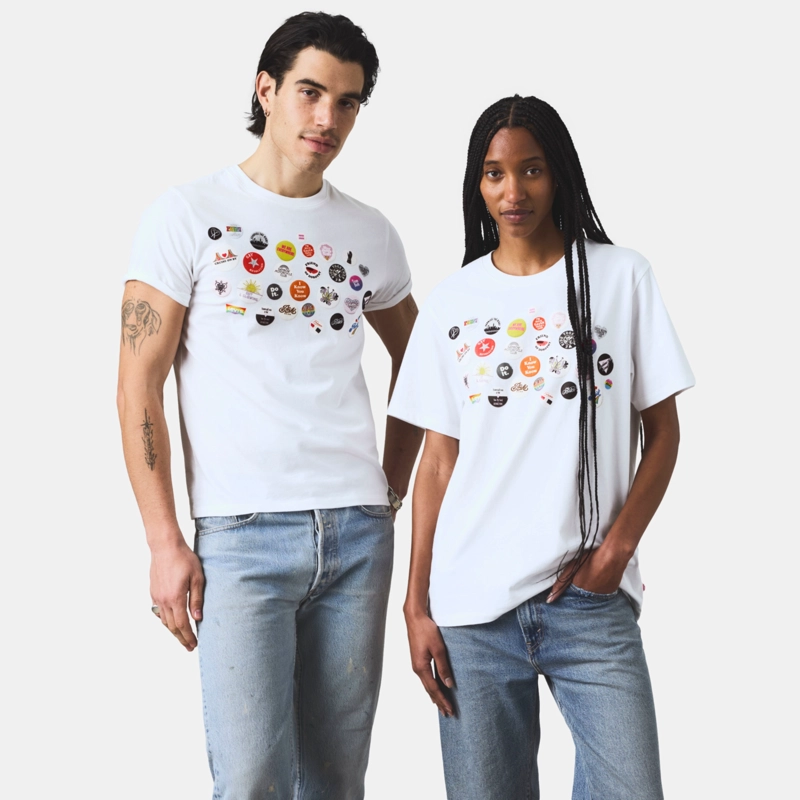 POLERA HOMBRE COMMUNITY TEE BLANCO LEVIS 24671-0047 - 1