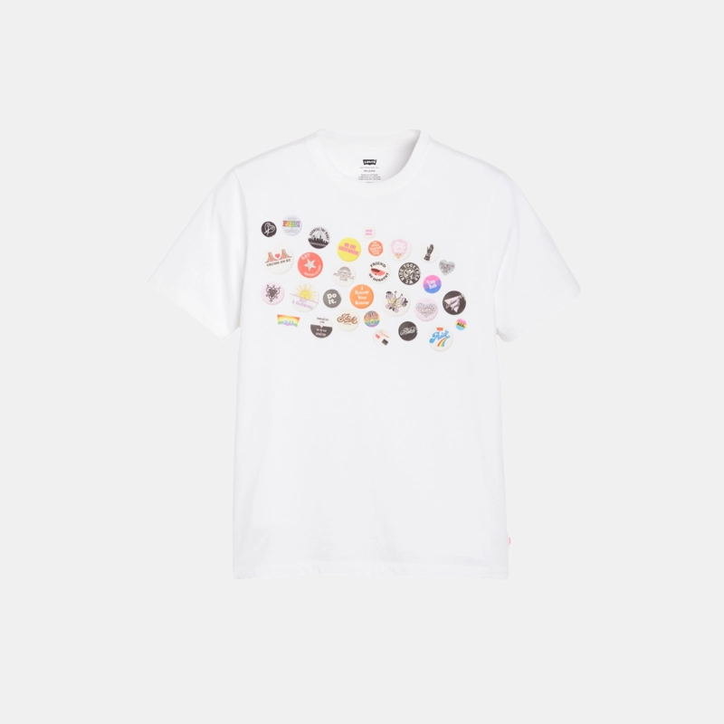 POLERA HOMBRE COMMUNITY TEE BLANCO LEVIS 24671-0047 - 5