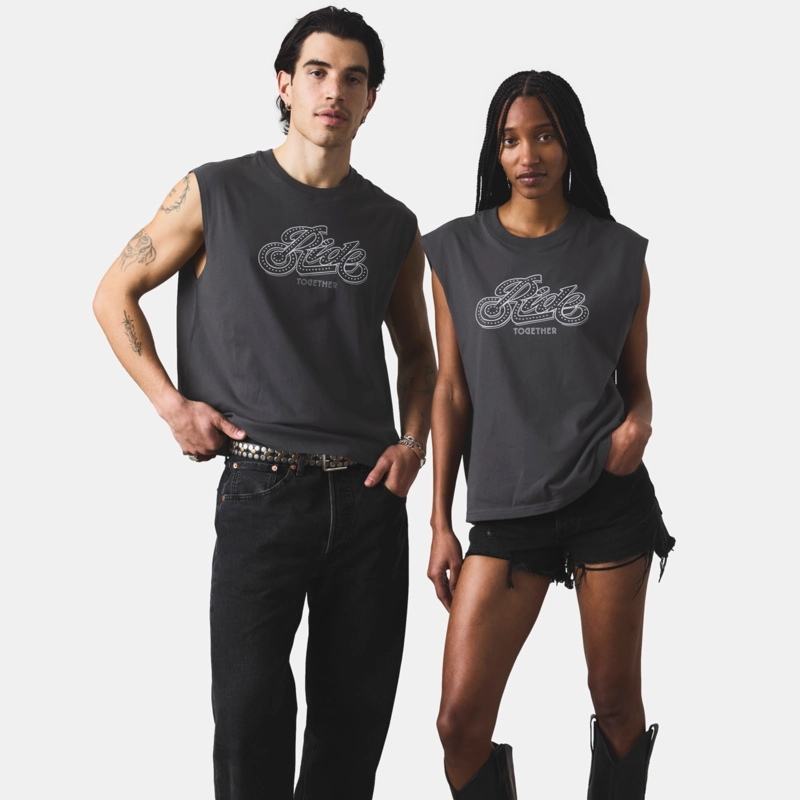 POLERA HOMBRE CROPPED MUSCLE TANK NEGRO LEVIS A7940-0001 - 1