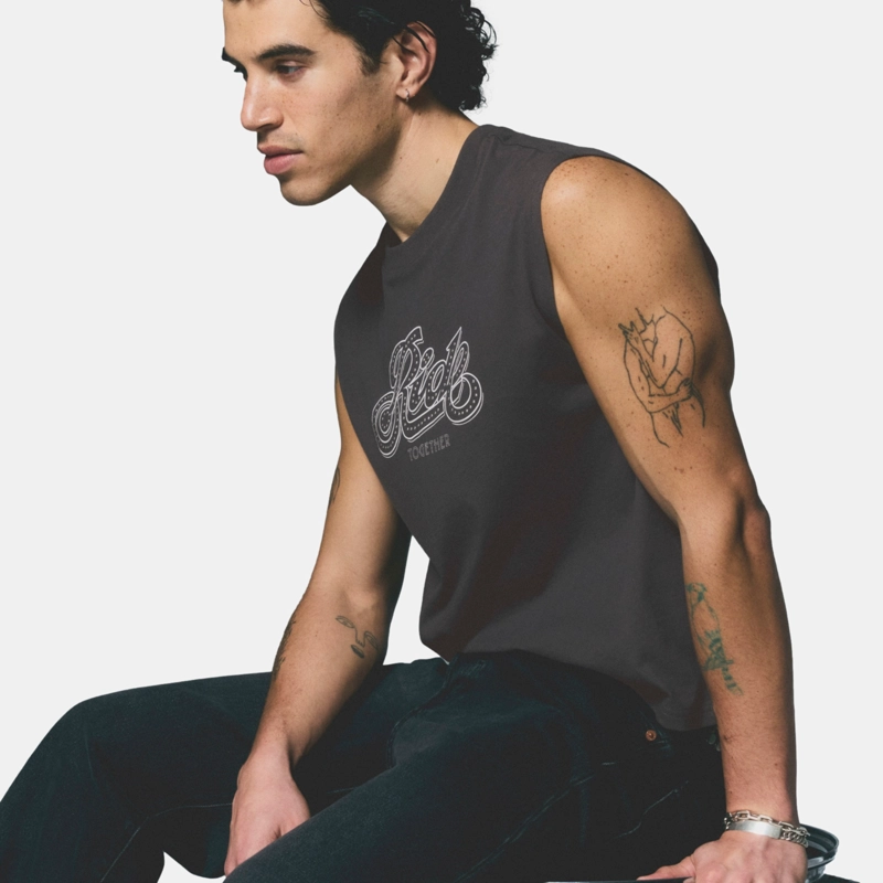 POLERA HOMBRE CROPPED MUSCLE TANK NEGRO LEVIS A7940-0001 - 3