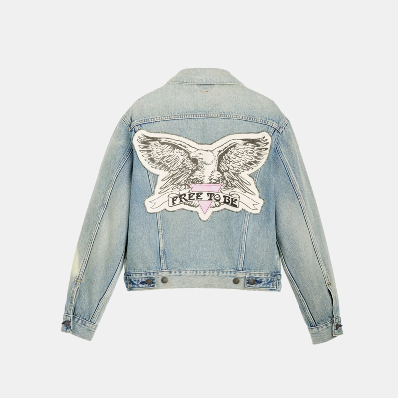 CHAQUETA HOMBRE PRIDE TRUCKER AZUL LEVIS 0065O-0000 - 4