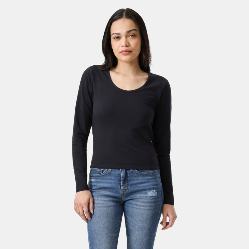 POLERA MUJER GIGI SCOOP NECK NEGRO LEVIS 005JI-0001 - 1