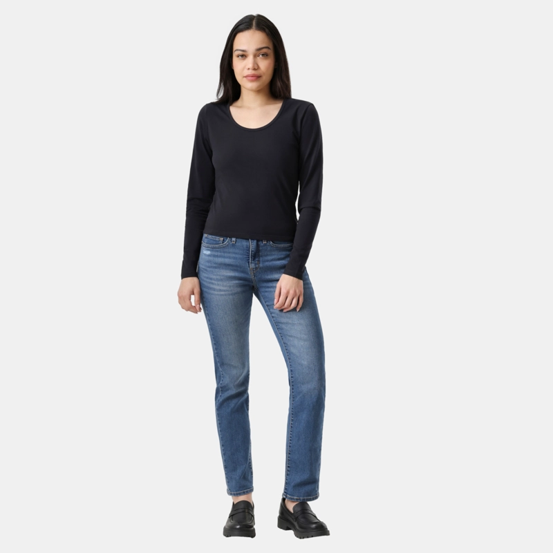 POLERA MUJER GIGI SCOOP NECK NEGRO LEVIS 005JI-0001 - 4