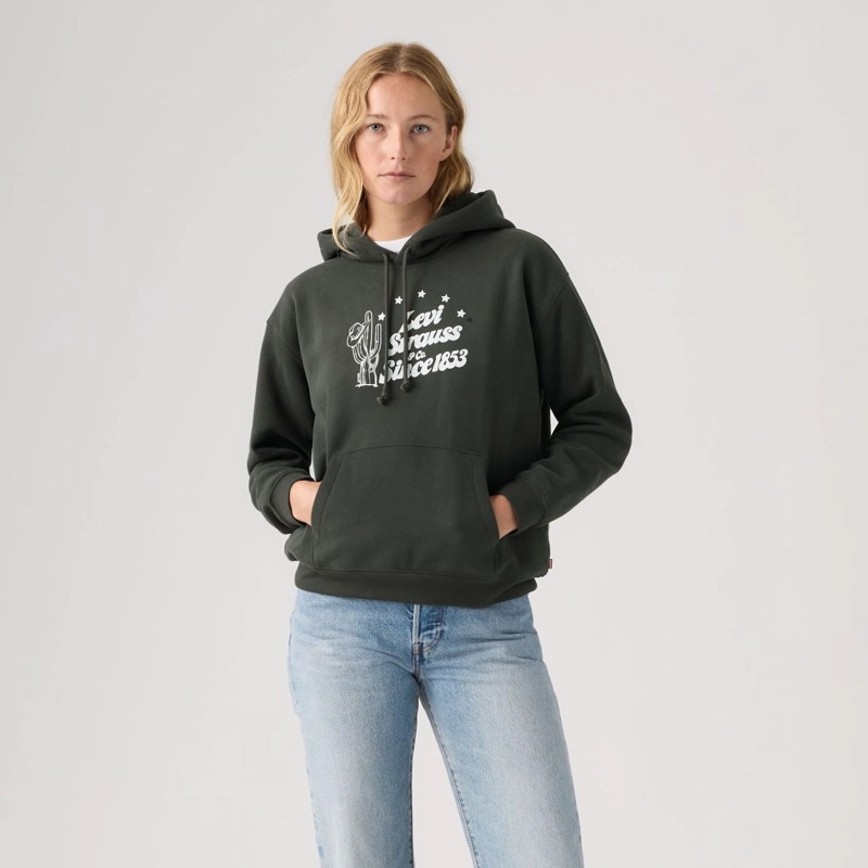 POLERON MUJER GRAPHIC EVERYDAY HOODIE NEGRO LEVIS A8801-0045 - 1