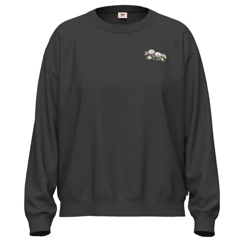 POLERON MUJER GR EVERYDAY CREW NEGRO LEVIS A8800-0085 - 1