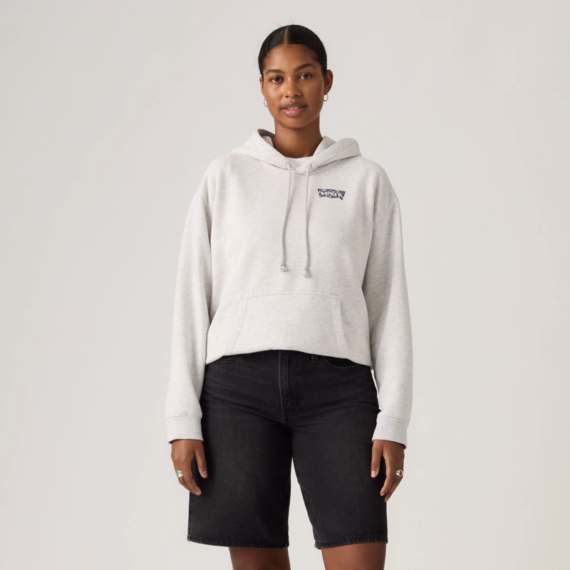 POLERON MUJER GRAPHIC EVERYDAY HOODIE GRIS LEVIS A8801-0046 - 1