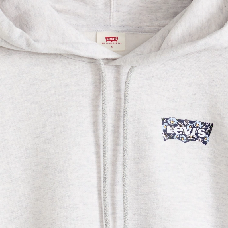 POLERON MUJER GRAPHIC EVERYDAY HOODIE GRIS LEVIS A8801-0046 - 5