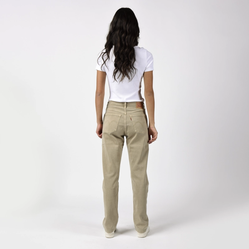 JEANS MUJER 501 CROP BEIGE LEVIS 36200-0399 - 3