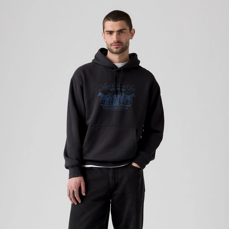 POLERON HOMBRE RELAXED GRAPHIC PO NEGRO LEVIS 38479-0471 - 1