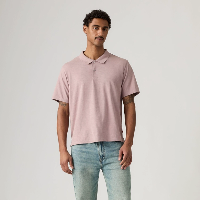 POLERA HOMBRE MERRITT JERSEY POLO ROSADO LEVIS 003O8-0032 - 1
