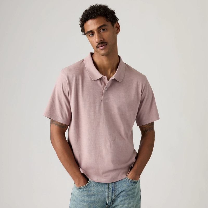 POLERA HOMBRE MERRITT JERSEY POLO ROSADO LEVIS 003O8-0032 - 3