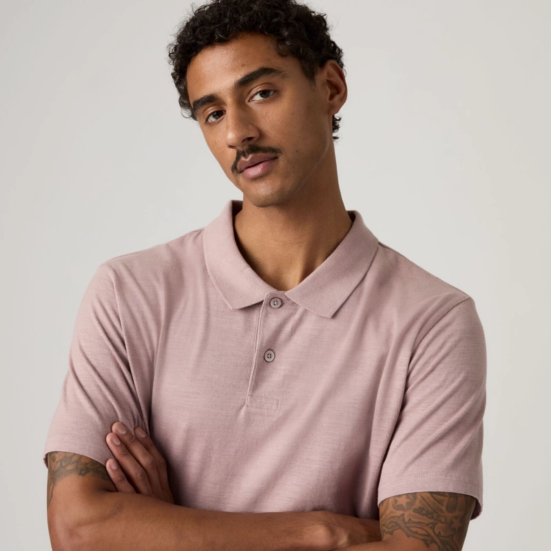 POLERA HOMBRE MERRITT JERSEY POLO ROSADO LEVIS 003O8-0032 - 4