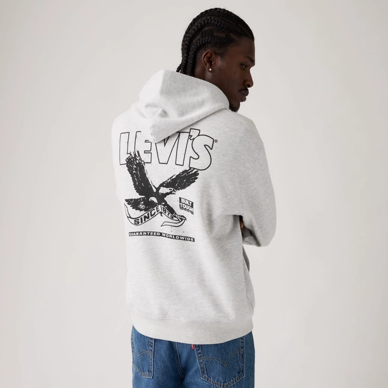 POLERON HOMBRE RELAXED GRAPHIC PO GRIS LEVIS 38479-0472 - 3
