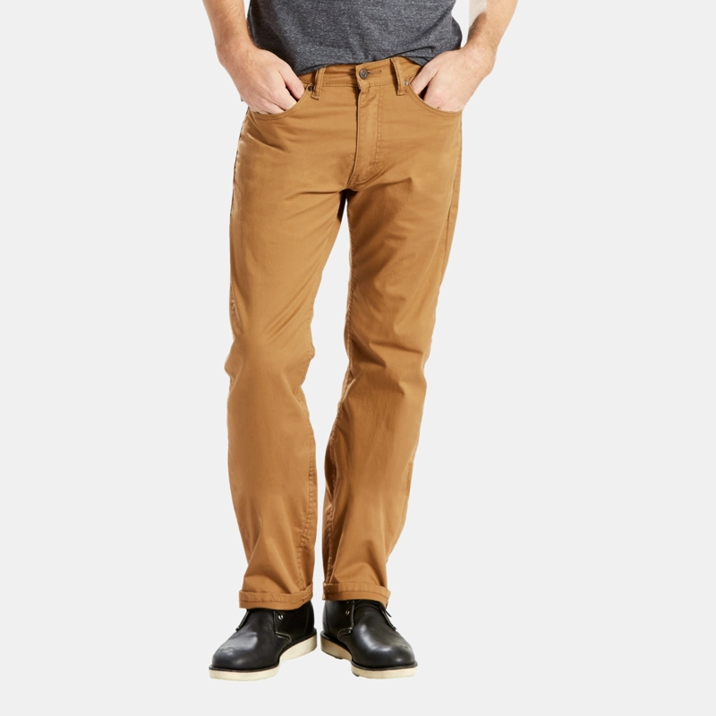 PANTALON HOMBRE 505 REGULAR CAFE  LEVIS 00505-1502 - 1