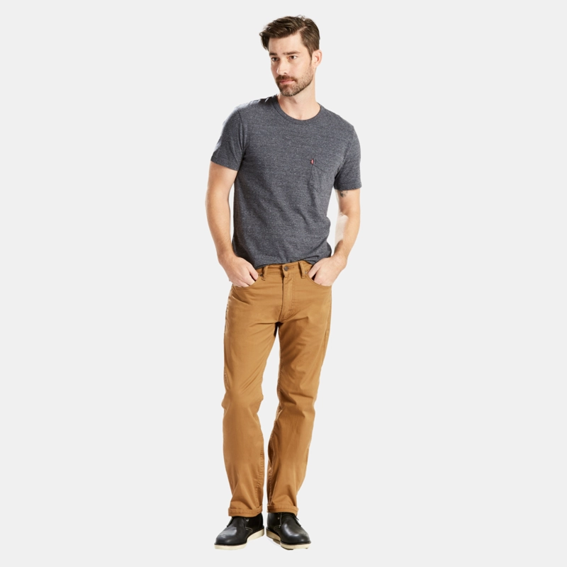 PANTALON HOMBRE 505 REGULAR CAFE  LEVIS 00505-1502 - 2