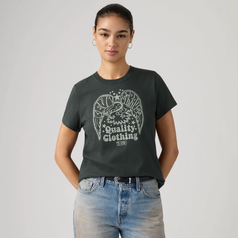 POLERA MUJER FAVORITE TEE NEGRO LEVIS 005GV-0009 - 1