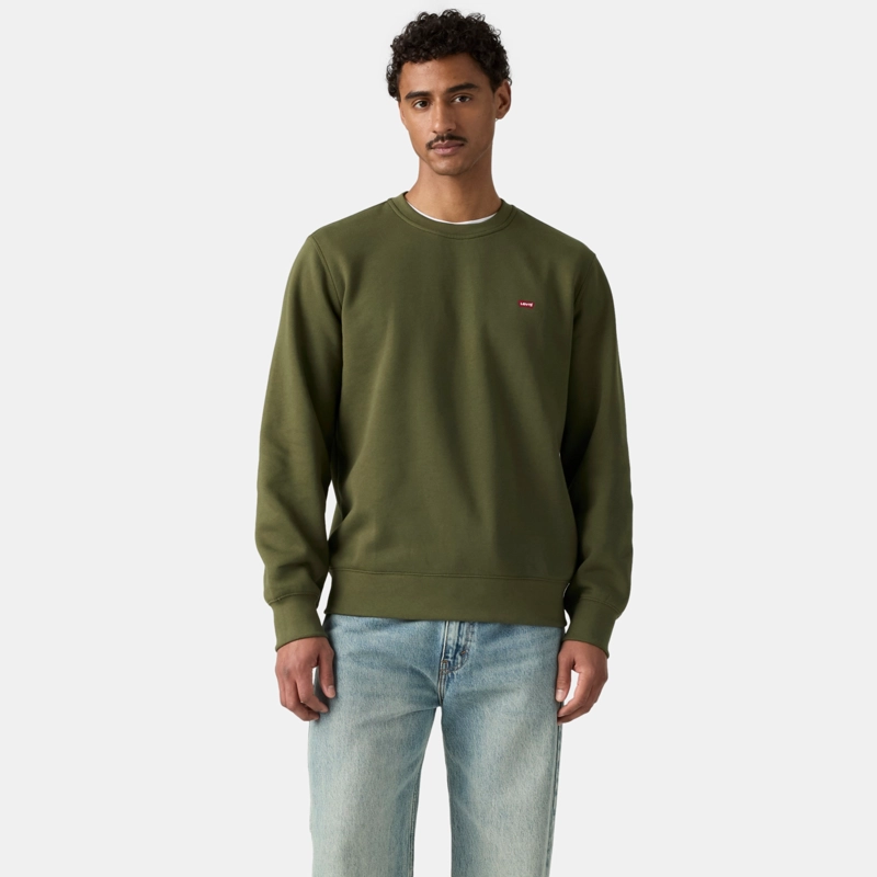 POLERON HOMBRE CORE CREW SWEATSHIRT VERDE LEVIS 34257-0083 - 1
