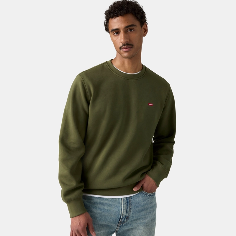 POLERON HOMBRE CORE CREW SWEATSHIRT VERDE LEVIS 34257-0083 - 3