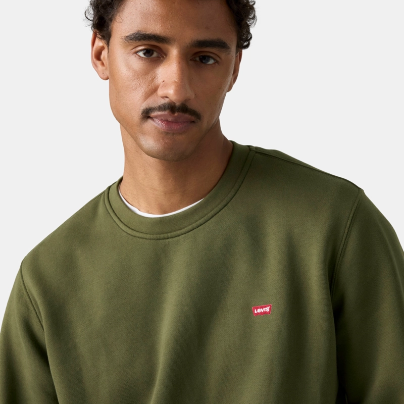 POLERON HOMBRE CORE CREW SWEATSHIRT VERDE LEVIS 34257-0083 - 4