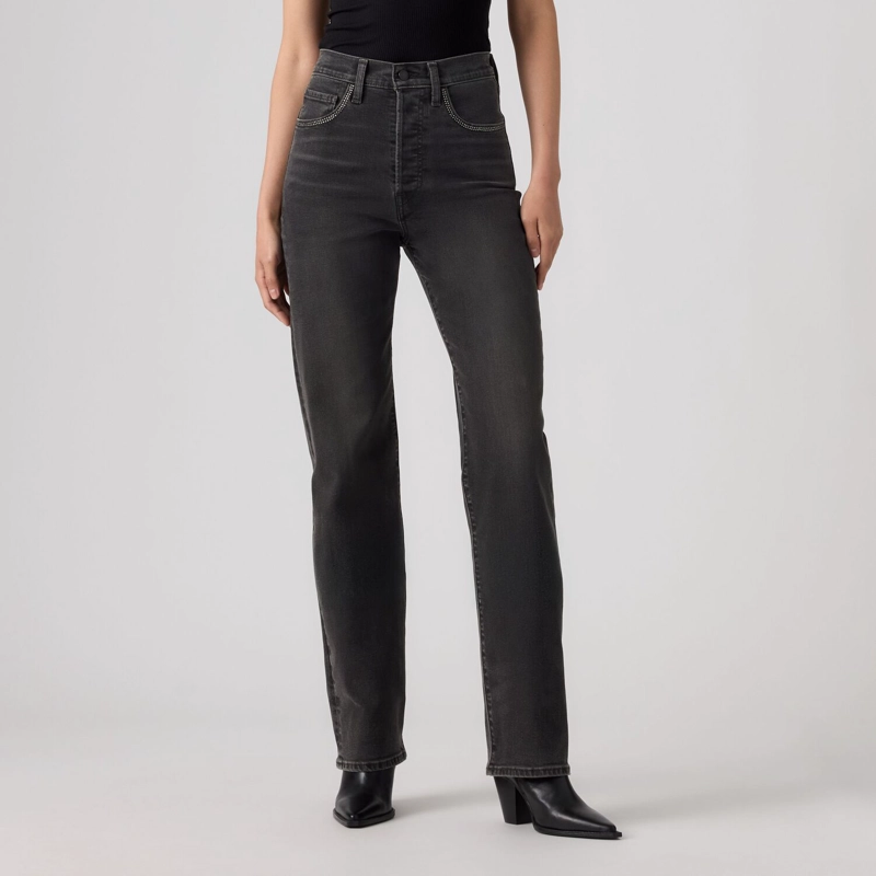 JEANS MUJER RIBCAGE FULL LENGTH NEGRO LEVIS 79078-0075 - 1