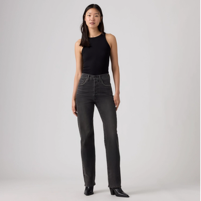 JEANS MUJER RIBCAGE FULL LENGTH NEGRO LEVIS 79078-0075 - 2