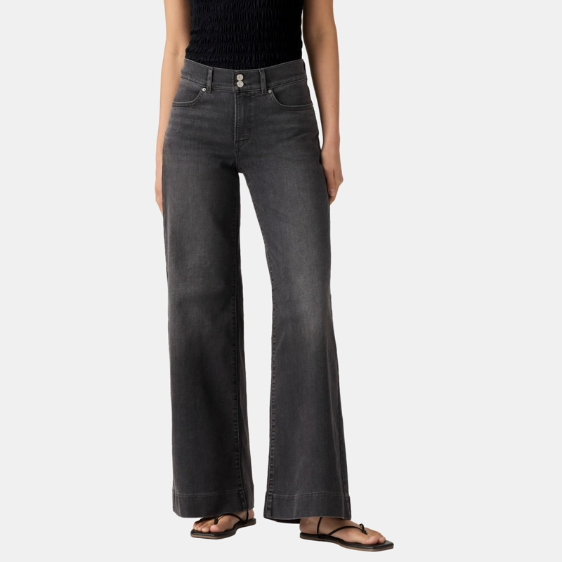 JEANS MUJER 318 TAILORED WIDE LEG NEGRO LEVIS 0081C-0000 - 1