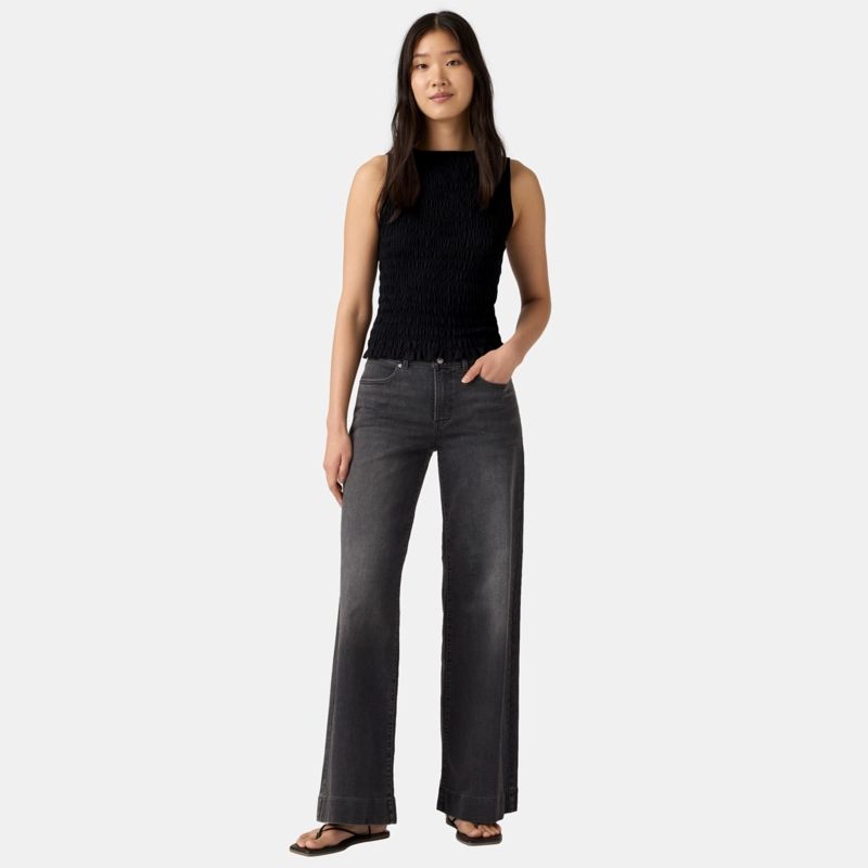 JEANS MUJER 318 TAILORED WIDE LEG NEGRO LEVIS 0081C-0000 - 2