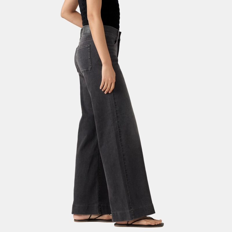 JEANS MUJER 318 TAILORED WIDE LEG NEGRO LEVIS 0081C-0000 - 3