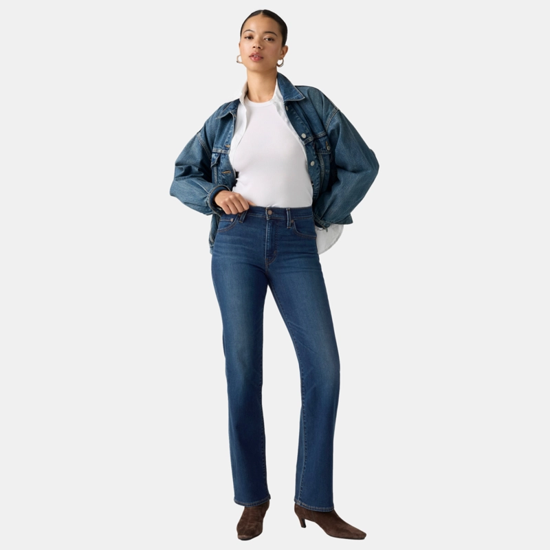 JEANS MUJER 723 HIGH RISE STRAIGHT AZUL LEVIS 008SY-0002 - 5