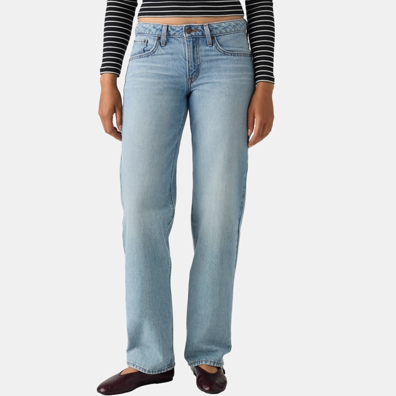 JEANS MUJER SUPERLOW STRAIGHT AZUL LEVIS 0081X-0010 - 1