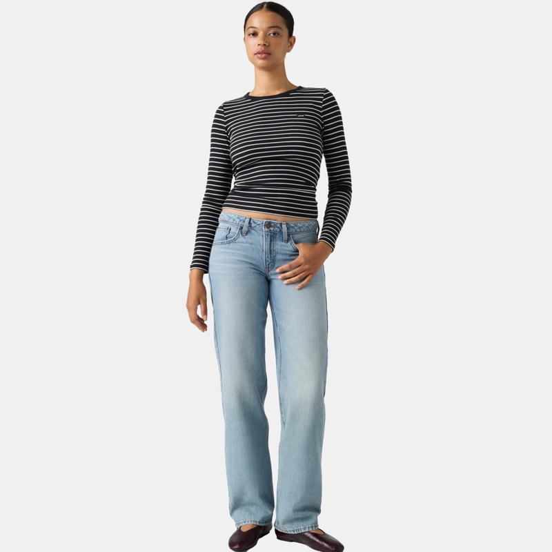JEANS MUJER SUPERLOW STRAIGHT AZUL LEVIS 0081X-0010 - 2