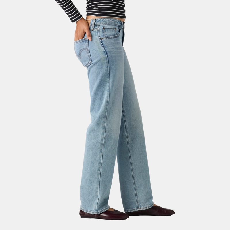 JEANS MUJER SUPERLOW STRAIGHT AZUL LEVIS 0081X-0010 - 3