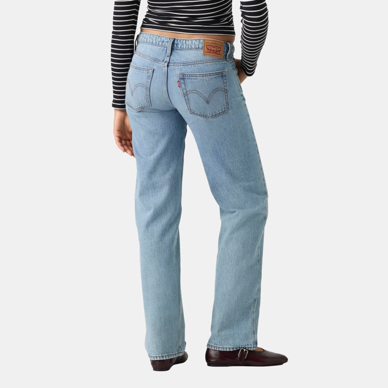 JEANS MUJER SUPERLOW STRAIGHT AZUL LEVIS 0081X-0010 - 4