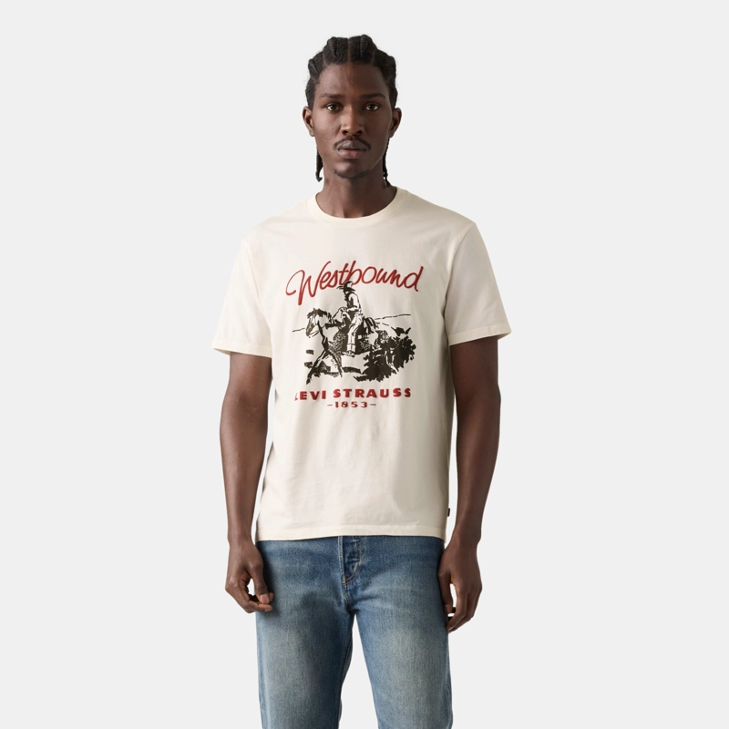 POLERA HOMBRE GRAPHIC CREWNECK TEE BEIGE LEVIS 22491-2170 - 1