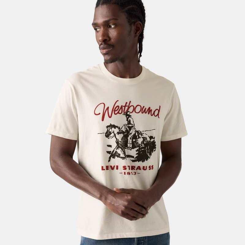 POLERA HOMBRE GRAPHIC CREWNECK TEE BEIGE LEVIS 22491-2170 - 3