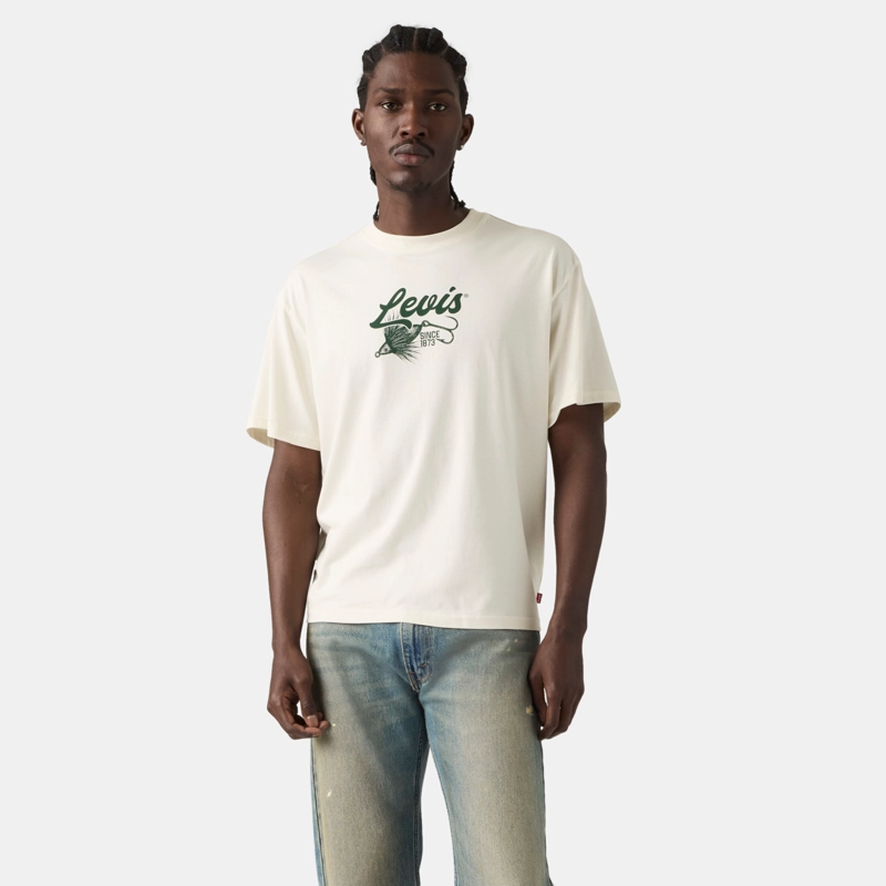 POLERA HOMBRE BOXY TEE BEIGE LEVIS 004H0-0047 - 1